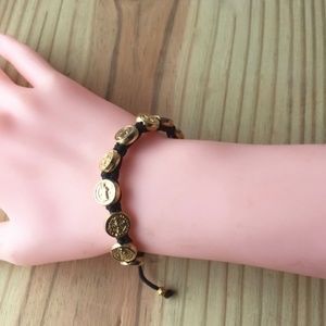 Cross Religious Bracelet, Shamballa Style